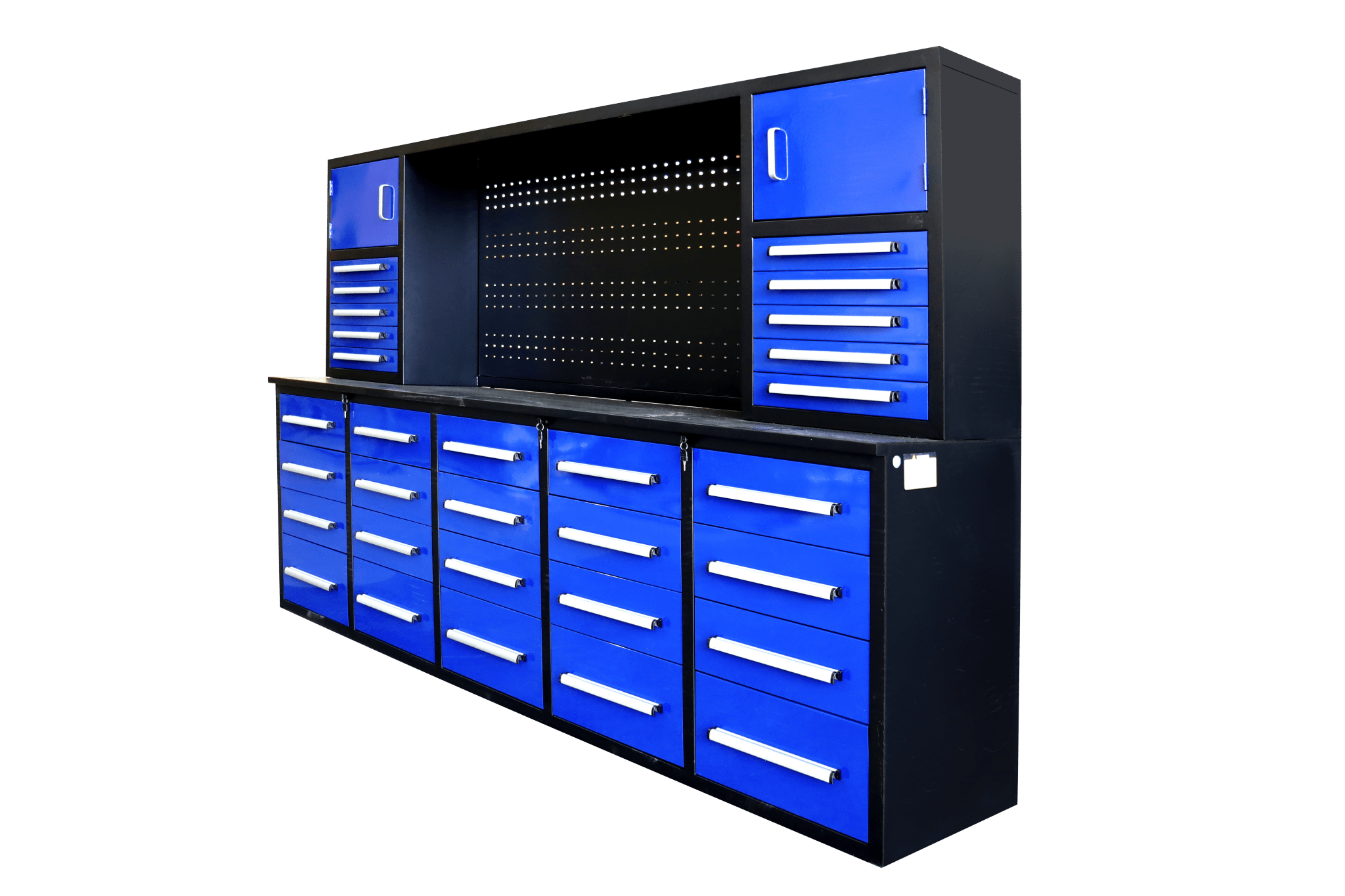 Établi de 3 m avec 30 tiroirs – Établi robuste et armoire de rangement pour garage