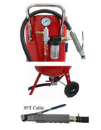 Cuve de sablage portable de 75 litres (20 gallons) – Système de sablage abrasif haute performance pour l'élimination de la rouille et de la peinture SB20GA 