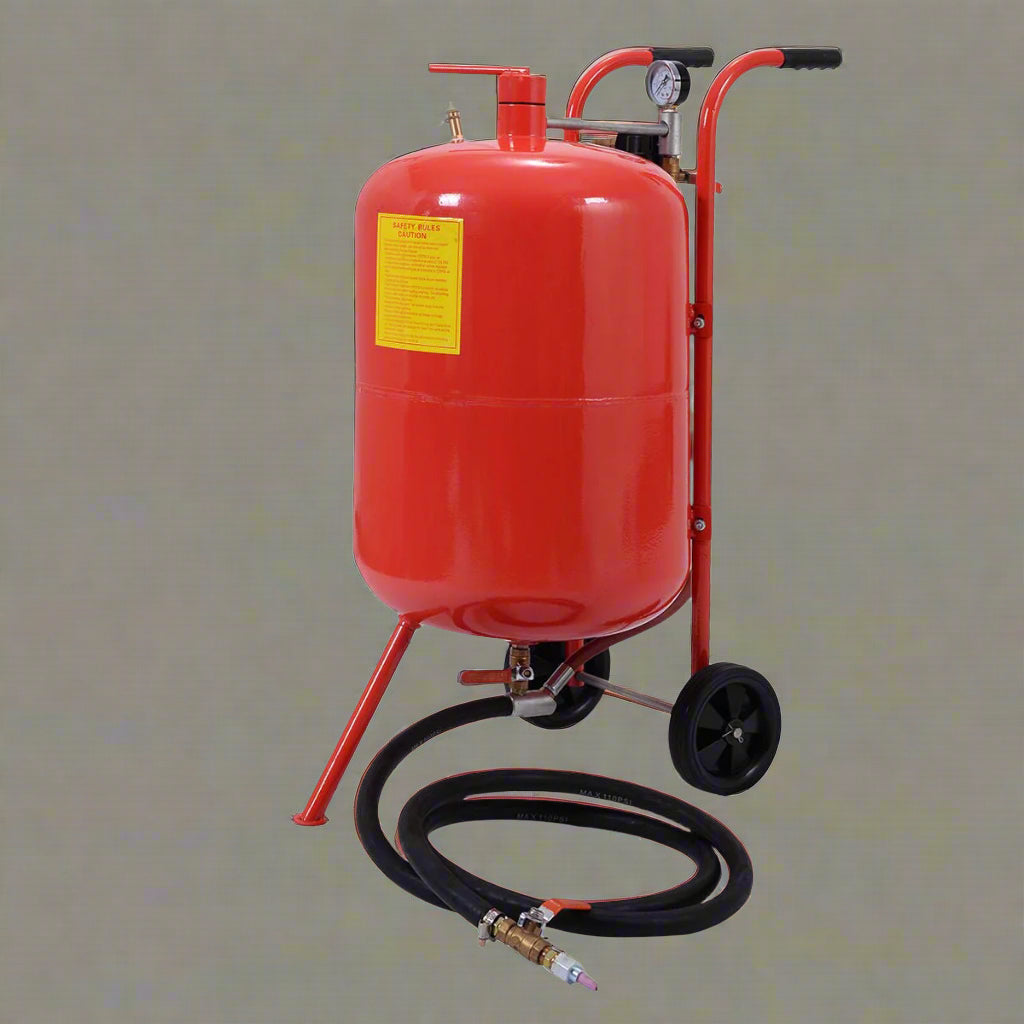 Cuve de sablage portable de 75 litres (20 gallons) – Système de sablage abrasif haute performance pour l'élimination de la rouille et de la peinture SB20GA 