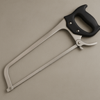 Scie à os de boucher en acier inoxydable 25 pouces – Poignée ergonomique et verrouillage de la gâchette pour la découpe de la viande | 1114336