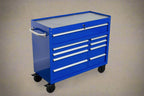 Établi roulant à 9 tiroirs de 42 pouces – Armoire de rangement robuste pour garage