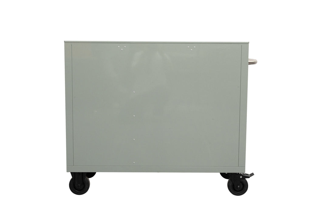 Établi roulant à 9 tiroirs de 42 pouces – Armoire de rangement robuste pour garage