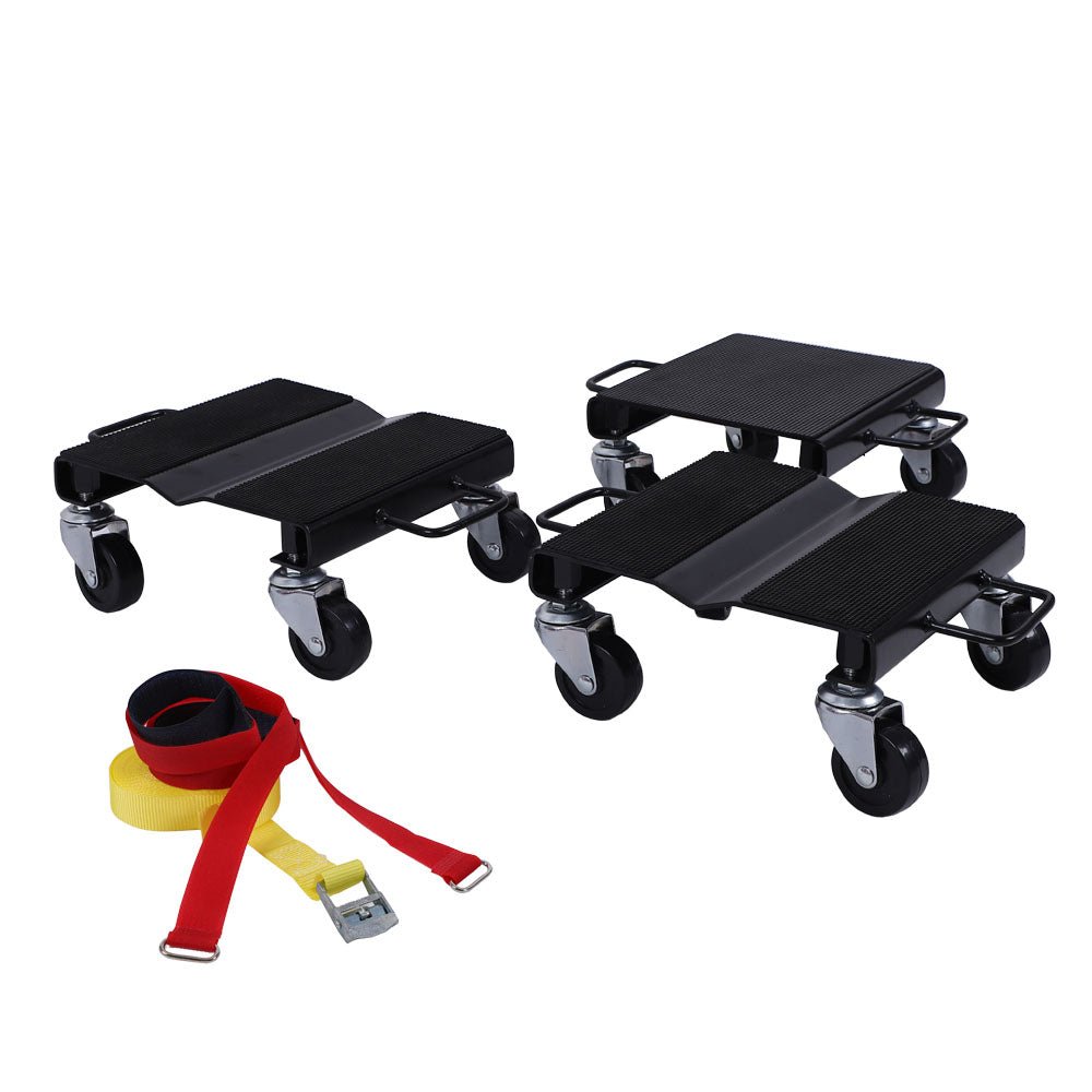 Ensemble de 6 chariots pour motoneige de 680 kg (1500 lb) avec sangles et roulettes | Réf. : SSNDS 