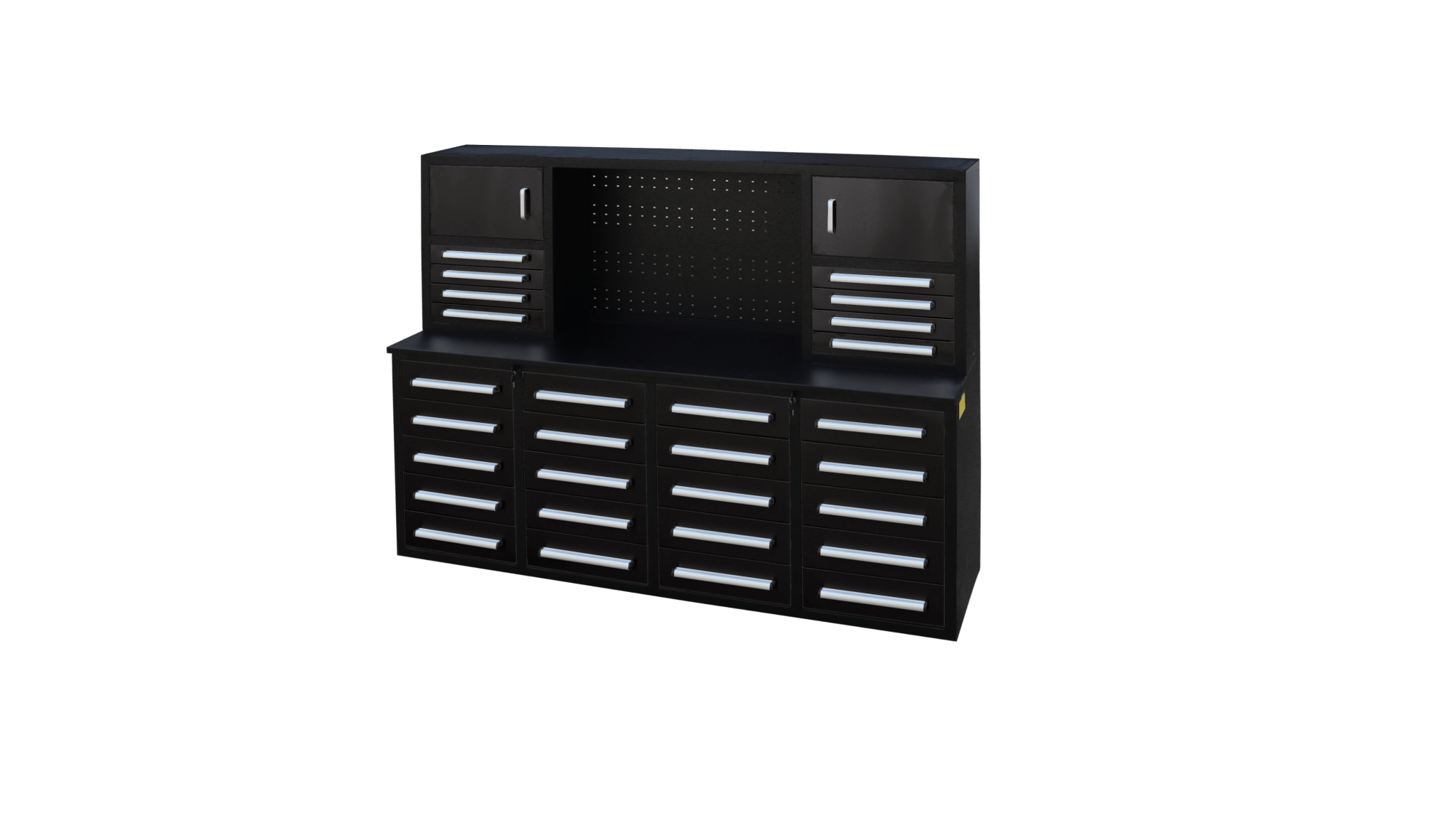 Établi à outils robuste en acier de 2,13 m (7 pi) avec 28 tiroirs et tiroirs verrouillables