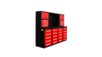 Établi à outils robuste en acier de 2,13 m (7 pi) avec 28 tiroirs et tiroirs verrouillables