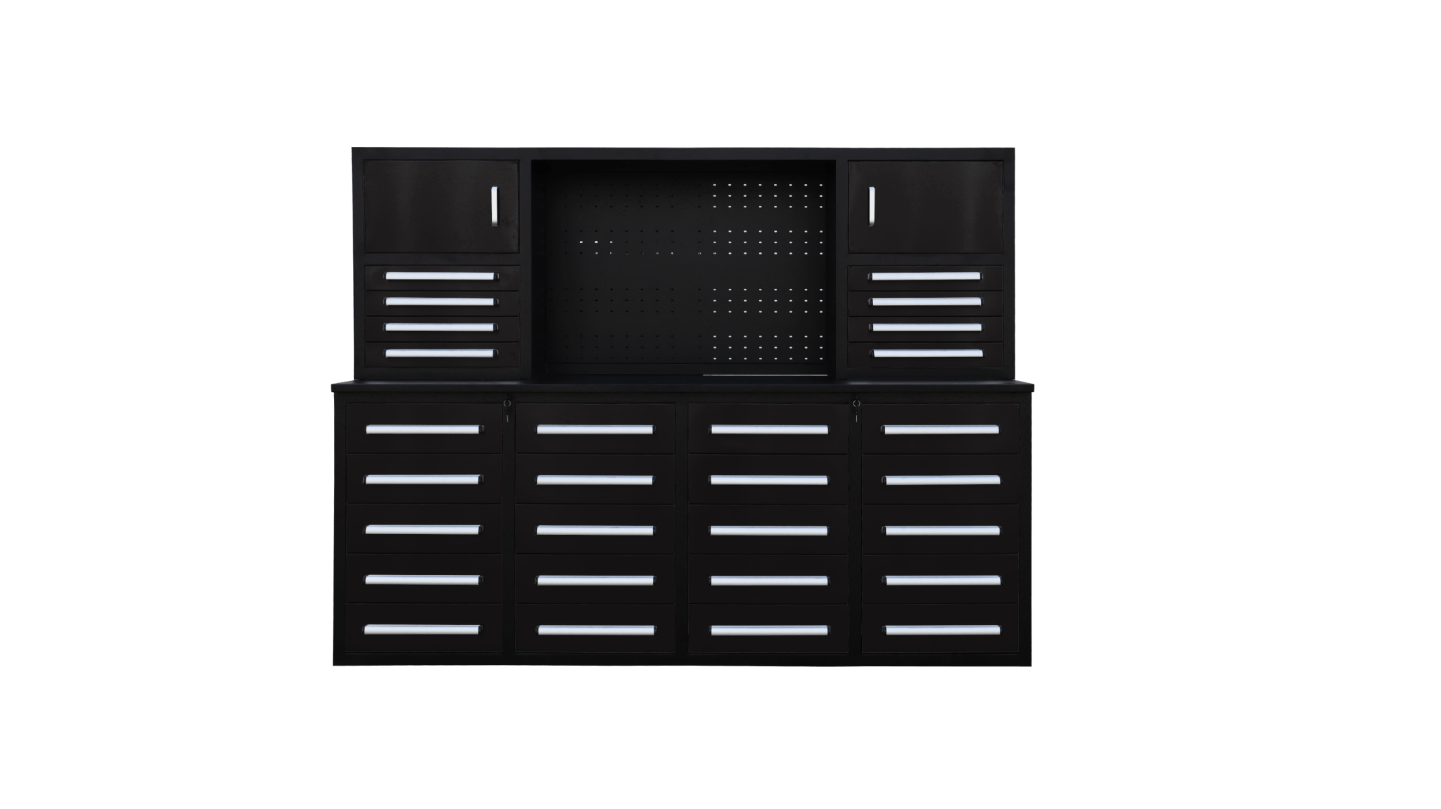 Établi à outils robuste en acier de 2,13 m (7 pi) avec 28 tiroirs et tiroirs verrouillables