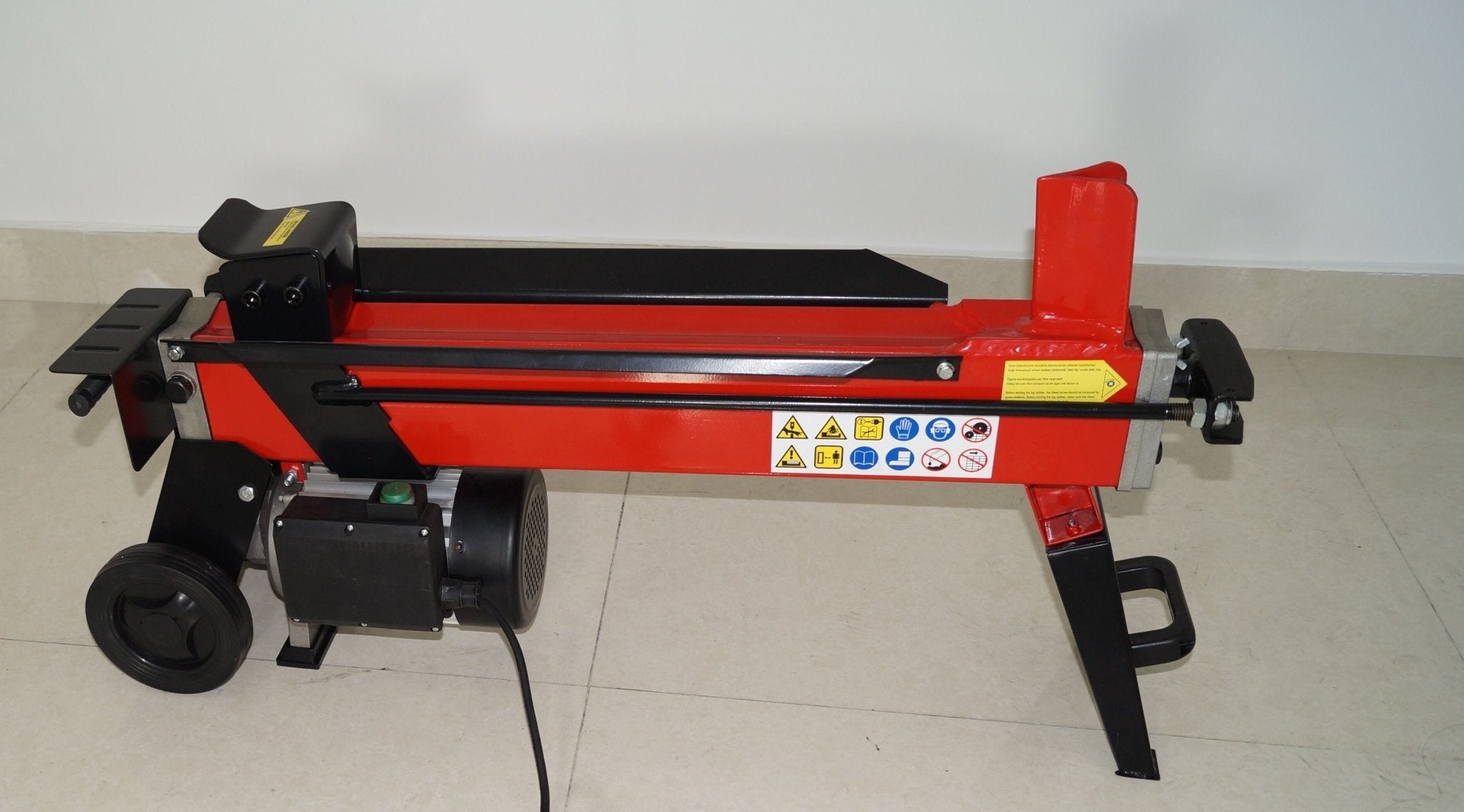 Fendeuse de bûches électrique PRO 7 tonnes – Machine hydraulique de fendage du bois | Modèle ELW7T