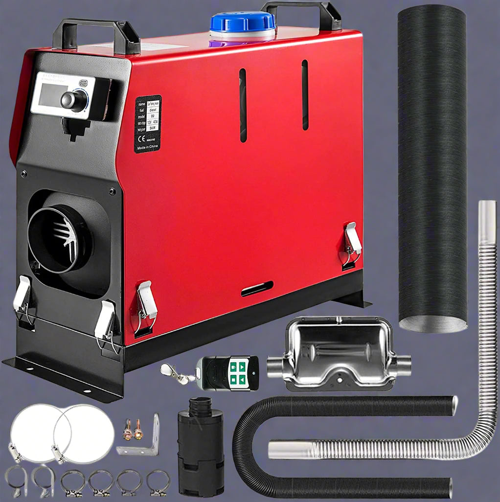 Chauffage d'air diesel 8 kW – Chauffage d'habitacle portable 12 V silencieux | 504423