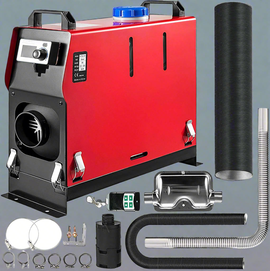 Chauffage d'air diesel 8 kW – Chauffage d'habitacle portable 12 V silencieux | 504423