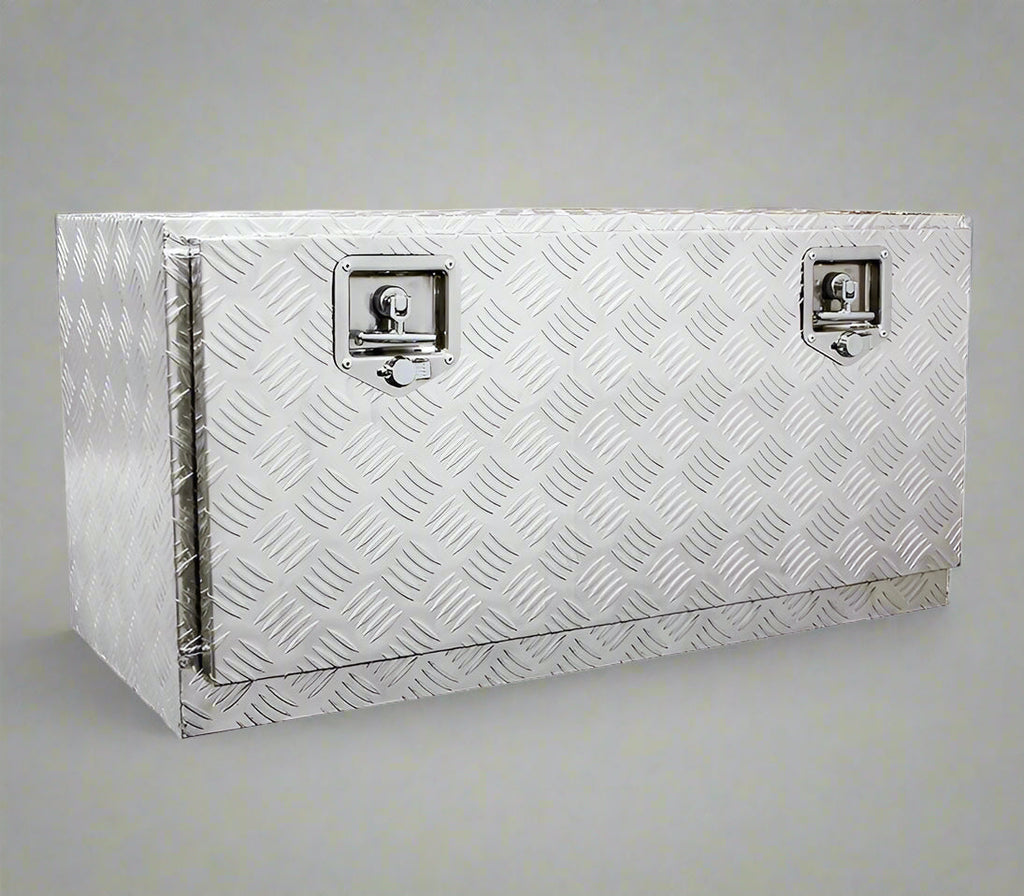 Coffres à outils en aluminium pour châssis de camion – Rangement verrouillable et résistant aux intempéries, disponibles en 24 et 36 pouces