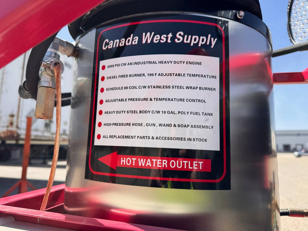 Nettoyeur haute pression à eau chaude Blue Viper – 4000 PSI, 15 CV, essence, brûleur diesel | Réf. : YS4000 