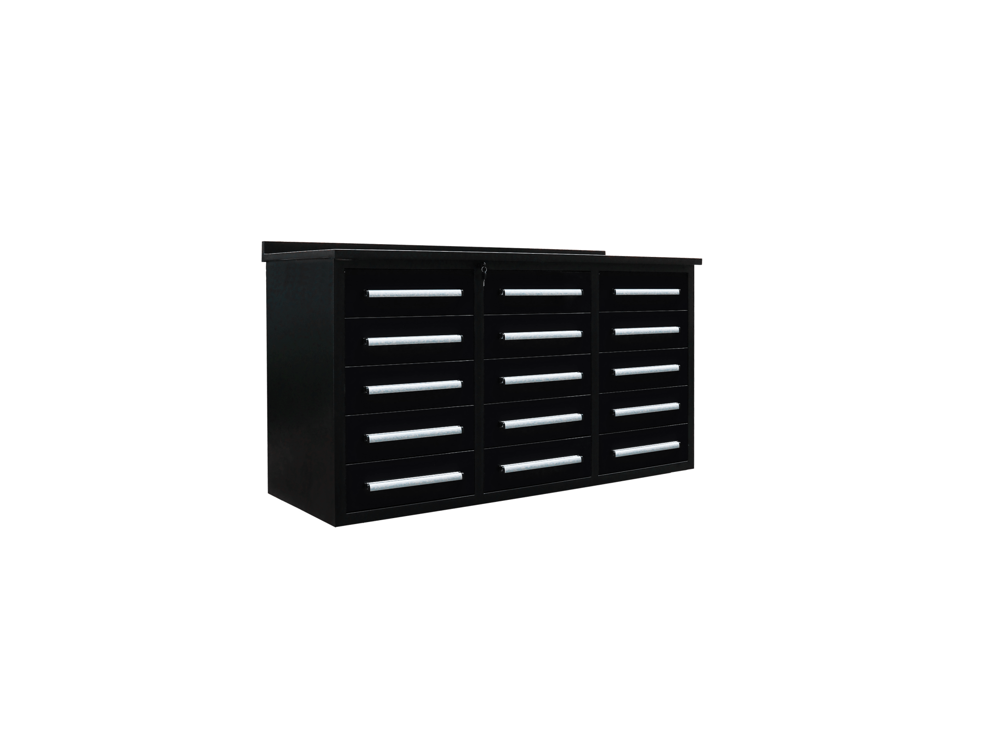 Établi robuste en acier de 1,7 m – Établi à outils à 10 et 15 tiroirs avec serrures et revêtements en EVA