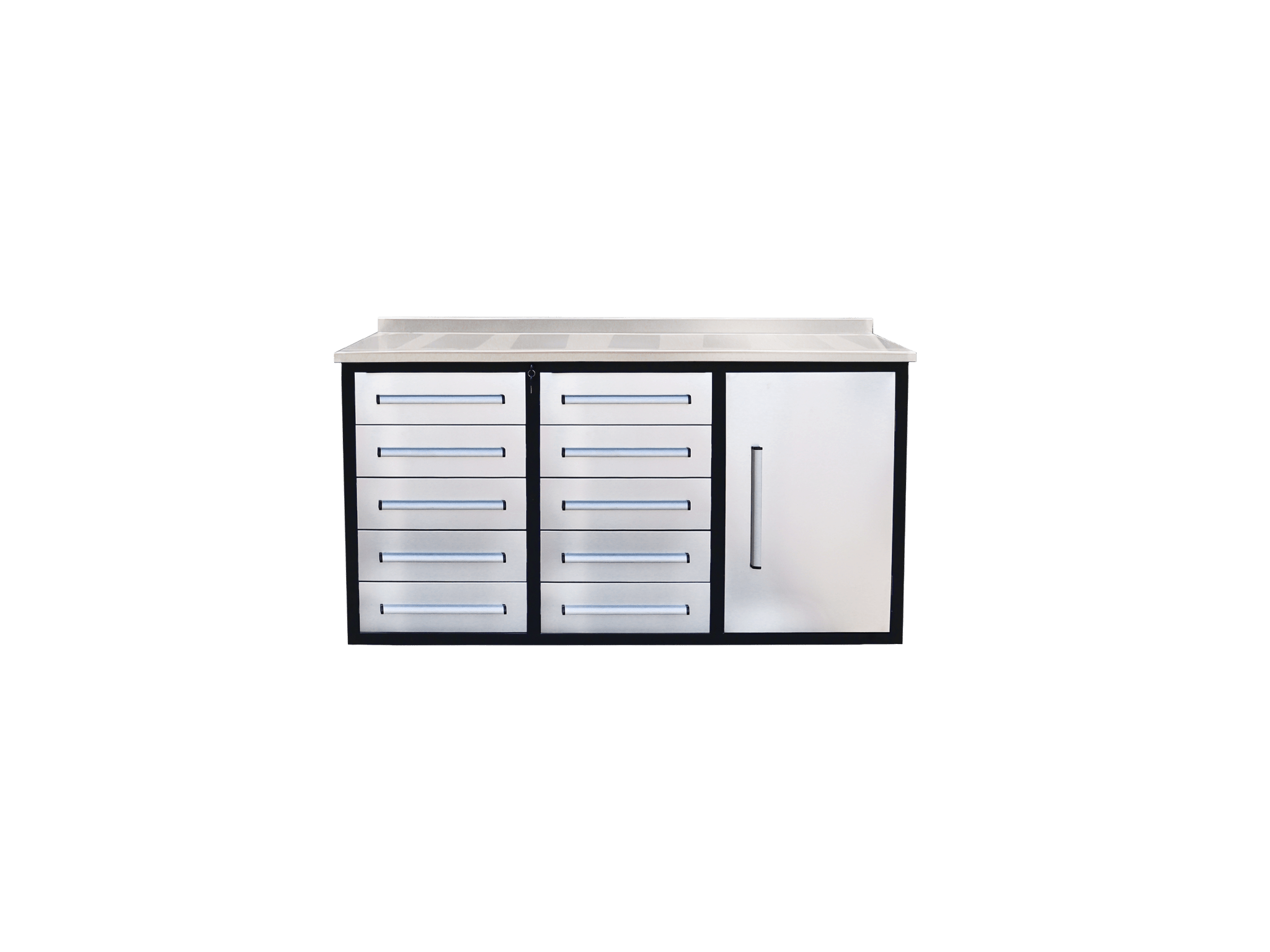 Établi robuste en acier de 1,7 m – Établi à outils à 10 et 15 tiroirs avec serrures et revêtements en EVA