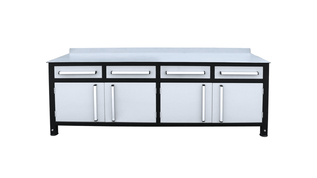 Table de soudage et établi à outils en acier robuste – Établi industriel avec tiroirs de rangement
