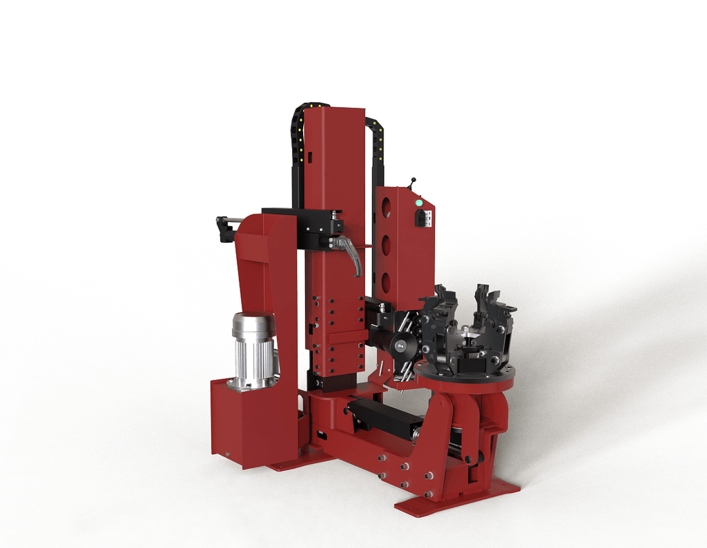 Démonte-pneus vertical robuste pour semi-remorques – Modèle HC8930