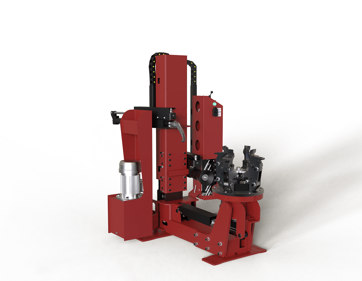 Démonte-pneus vertical robuste pour semi-remorques – Modèle HC8930