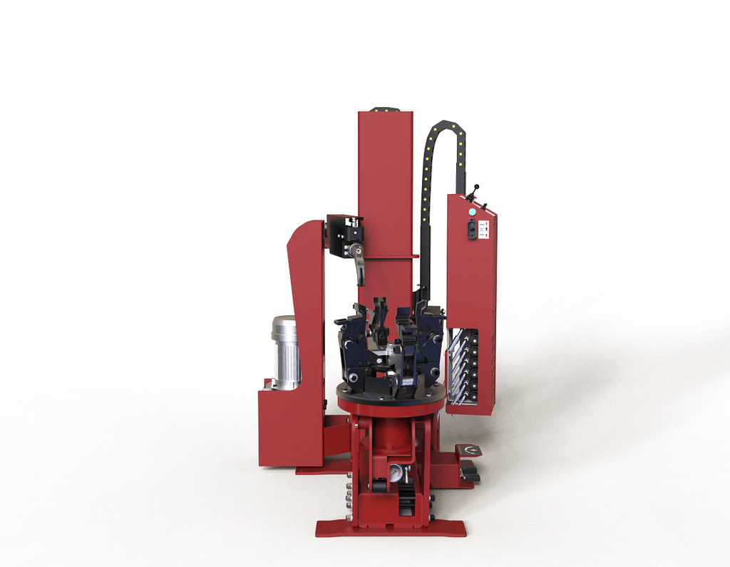 Démonte-pneus vertical robuste pour semi-remorques – Modèle HC8930