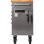 Coffre à outils à 9 tiroirs en acier inoxydable de 61 pouces avec multiprise HTC6109W