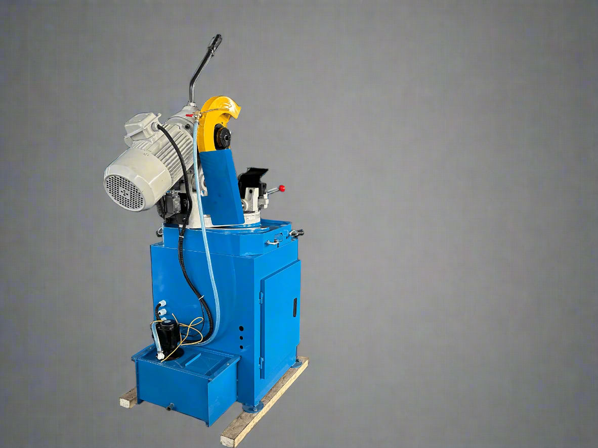 Scie à froid manuelle – Scie à métaux 220 V avec tête pivotante et système de refroidissement automatique | Réf. : 1229417 