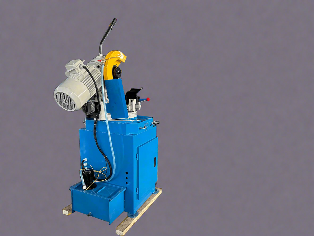 Scie à froid manuelle – Scie à métaux 220 V avec tête pivotante et système de refroidissement automatique | Réf. : 1229417 