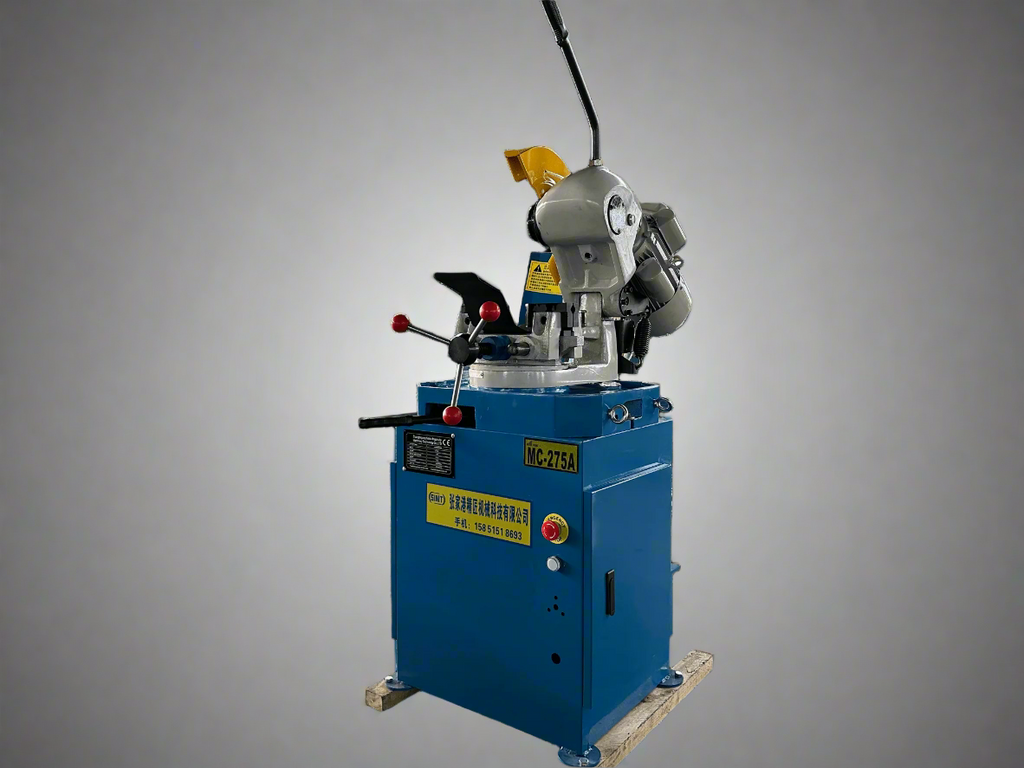 Scie à froid manuelle – Scie à métaux 220 V avec tête pivotante et système de refroidissement automatique | Réf. : 1229417 