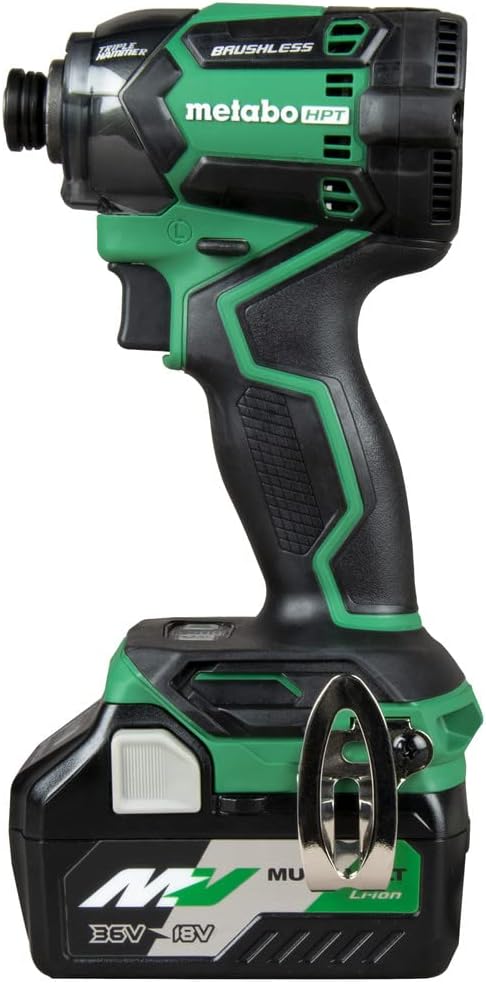 Kit de visseuse à chocs sans fil Metabo HPT 36 V MultiVolt™ à triple percussion | 6,35 mm (1/4 po) sans clé | 5 vitesses | 3 voyants LED | Couple jusqu'à 1 903 po-lb | Indice de protection IP56 | Garantie à vie | WH36DC