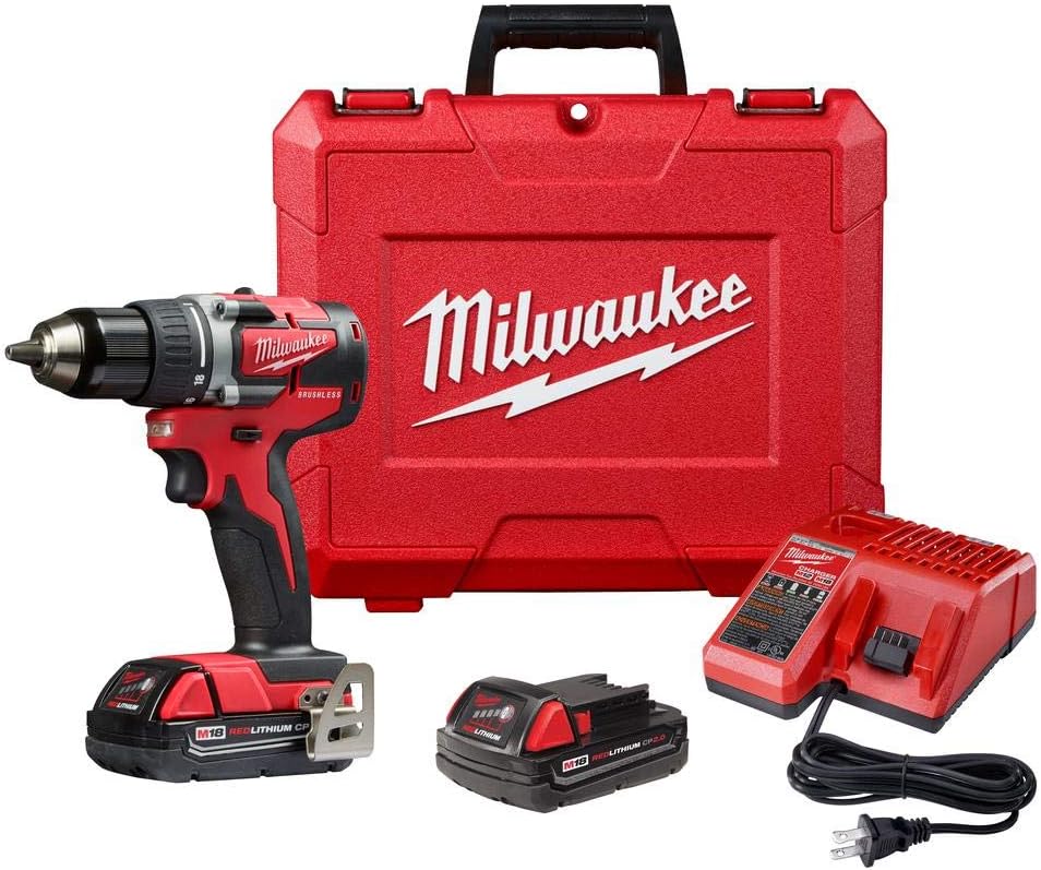 Perceuse sans fil compacte Milwaukee M18 18V 1/2"