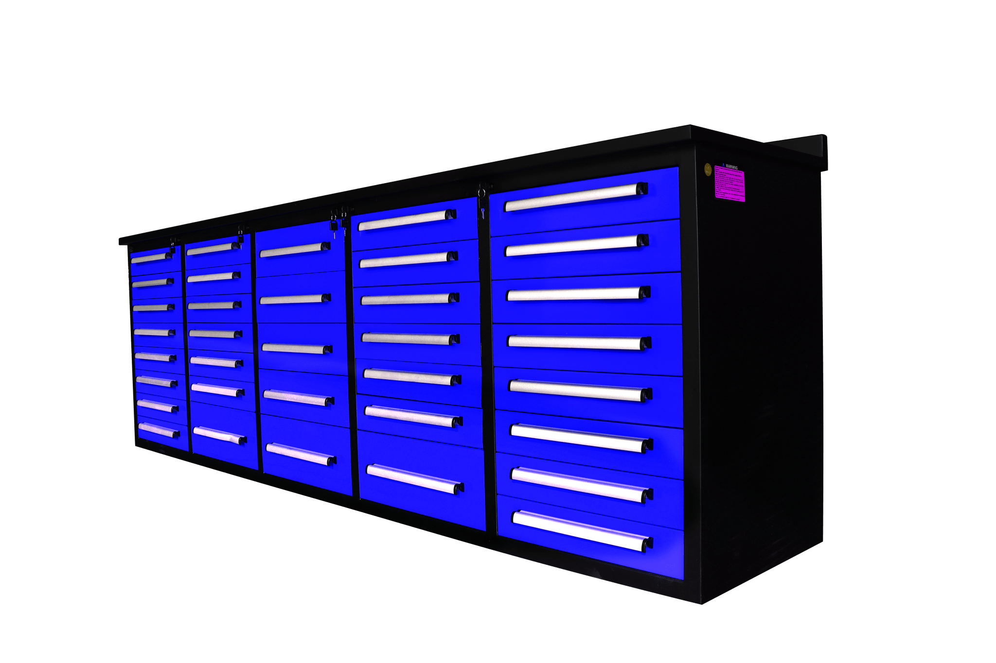 Établi de garage robuste en acier de 3 m (10 pi) avec 15/20/25/35 tiroirs – Table de rangement industrielle 