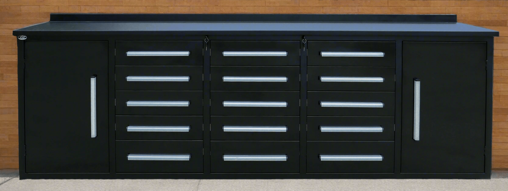 Établi de garage robuste en acier de 3 m (10 pi) avec 15/20/25/35 tiroirs – Table de rangement industrielle 