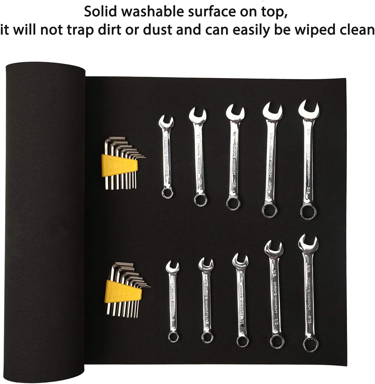 Tapis de protection antidérapant en EVA pour tiroirs et boîtes à outils – 4,88 m x 4,88 m