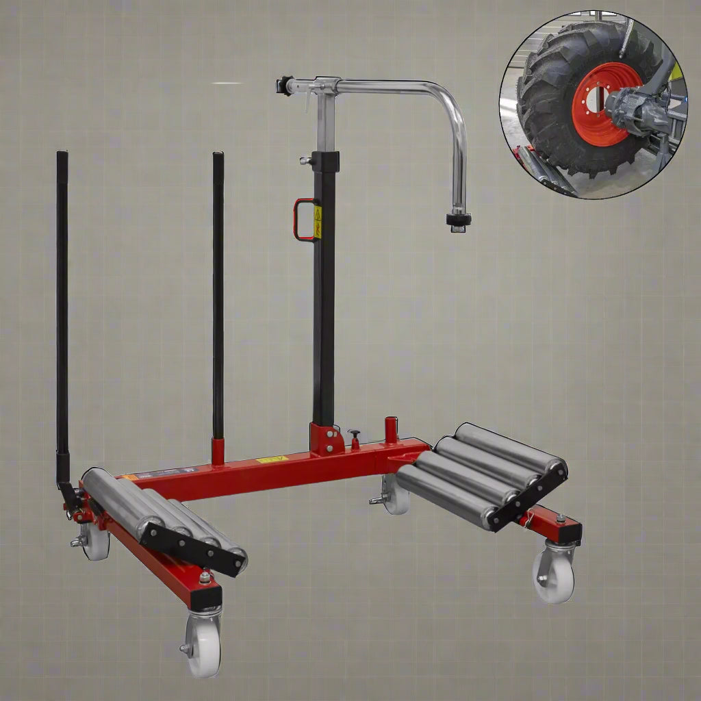 Chariot élévateur hydraulique pour pneus de 1200 kg (2645 lb) – Chariot robuste monté sur tracteur | H8093 