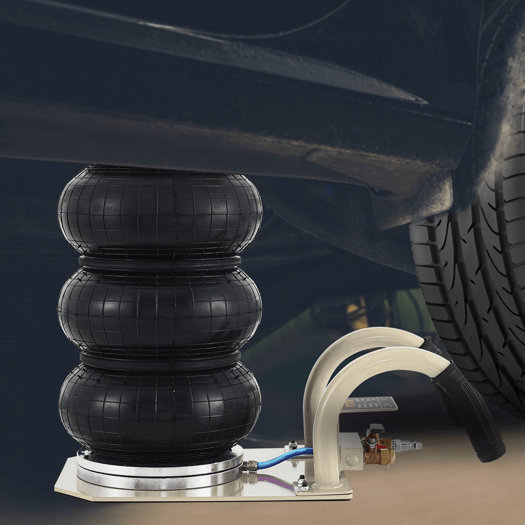 Cric pneumatique triple coussin d'air robuste de 3 tonnes – Levage rapide | Réf. : 523555