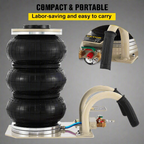 Cric pneumatique triple coussin d'air robuste de 3 tonnes – Levage rapide | Réf. : 523555