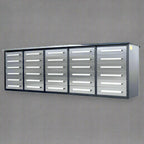 Établi à outils en acier inoxydable de 3 m – Établi robuste à 30 et 18 tiroirs, armoire de rangement, organisateur de garage