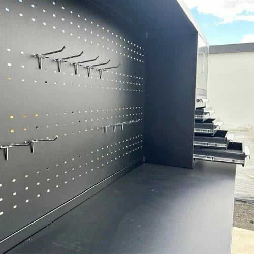 Établi de 3 m avec 30 tiroirs – Établi robuste et armoire de rangement pour garage