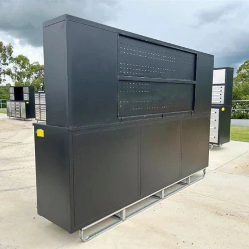 Établi de 3 m avec 30 tiroirs – Établi robuste et armoire de rangement pour garage