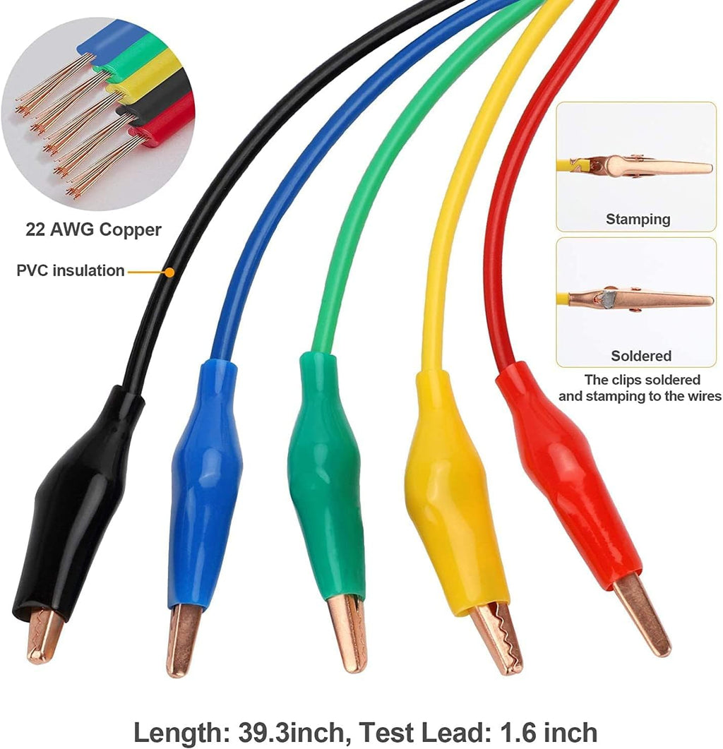 Nouveau kit de 30 cordons et sondes de test pour multimètre | Kit de câbles électriques – Modèle 30WMS