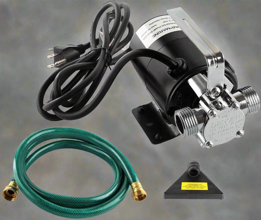 Pompe de transfert d'eau électrique portable 330 GPH – Pompe utilitaire 110 V | Réf. : PAS30A 