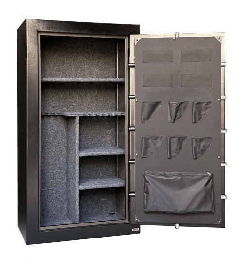 Coffres-forts ignifugés pour armes – Capacité de 36 et 56 armes | Acier robuste, résistance au feu de 30 minutes