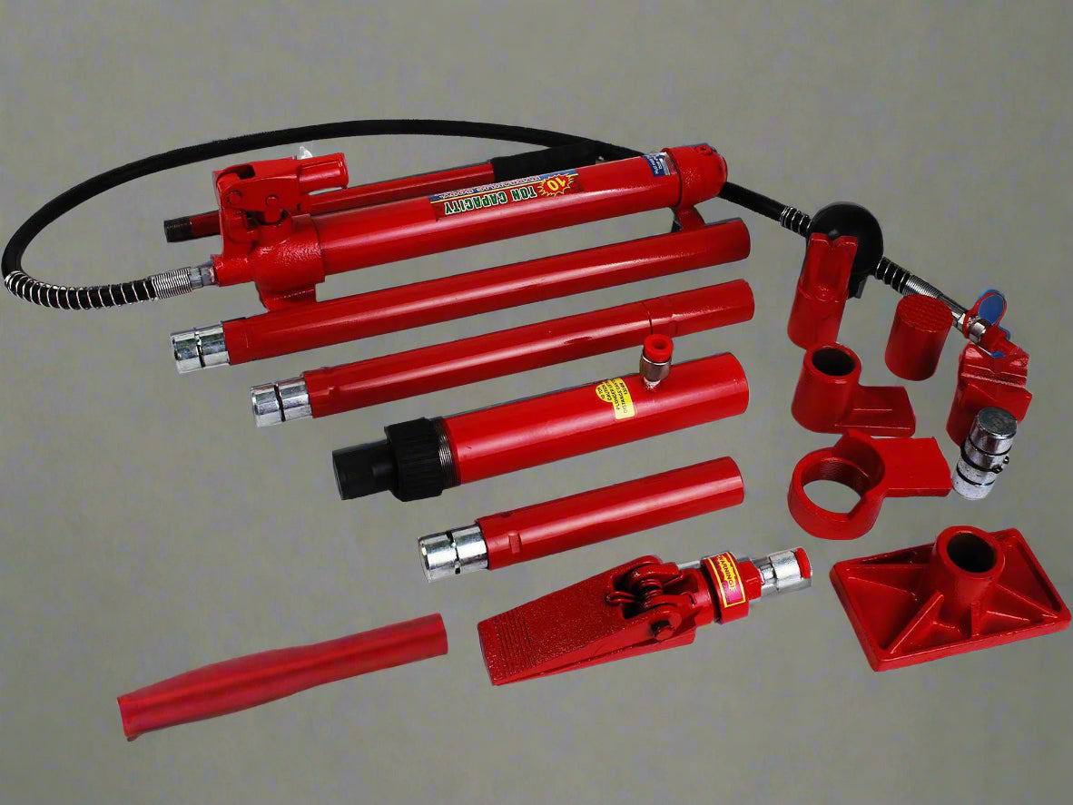 Kit de cric hydraulique Porta Power – Système de réparation de châssis en capacités de 4, 10 et 20 tonnes