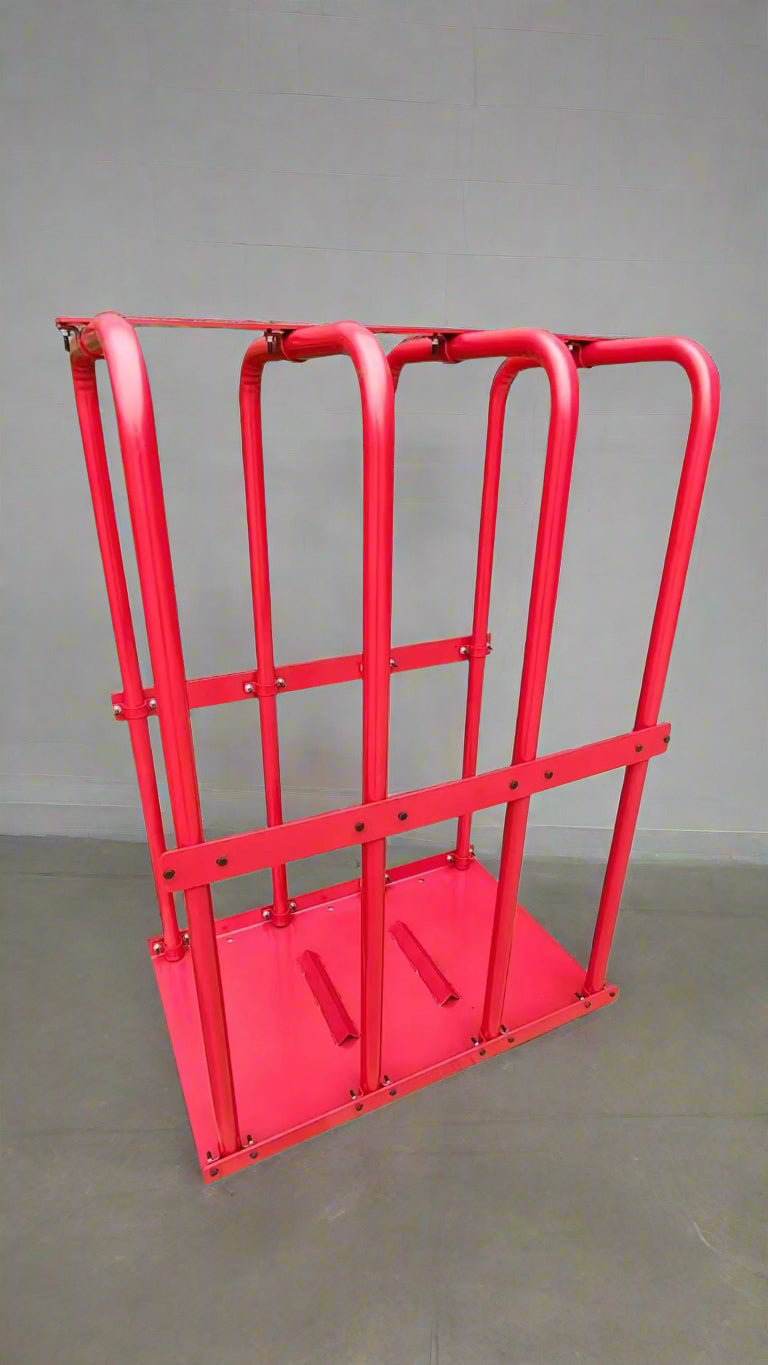 Cage de sécurité de gonflage de pneus à 4 barres – Robuste pour pneus de camions et d'autobus | TC5BK