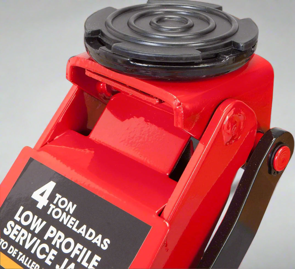 Cric hydraulique double piston extra-plat de 4 tonnes – Pont élévateur hydraulique robuste pour voitures, camions et VUS | Modèle 84007