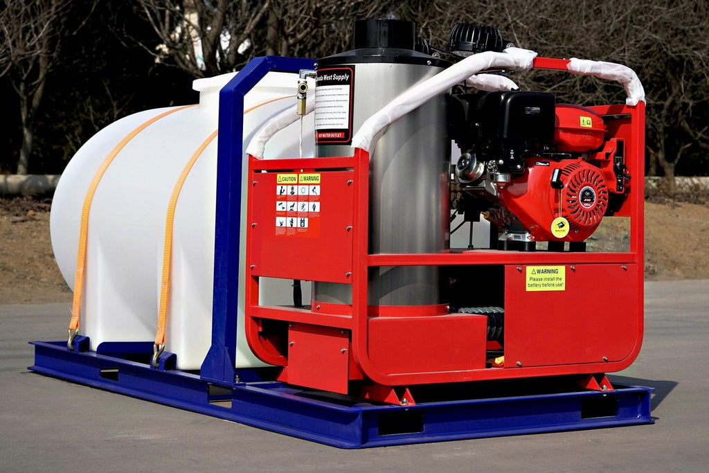 NETTOYEUR HAUTE PRESSION À EAU CHAUDE 4000 PSI ET RÉSERVOIR DE 300 GAL | Réf. : 5302023 