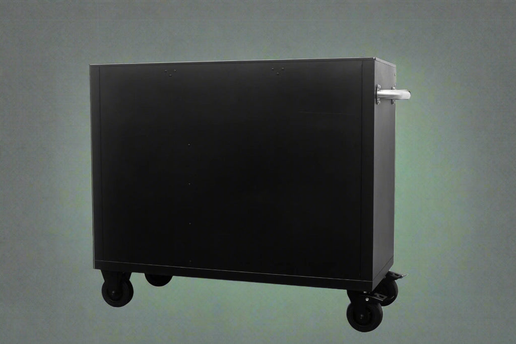 Établi roulant à 9 tiroirs de 42 pouces – Armoire de rangement robuste pour garage