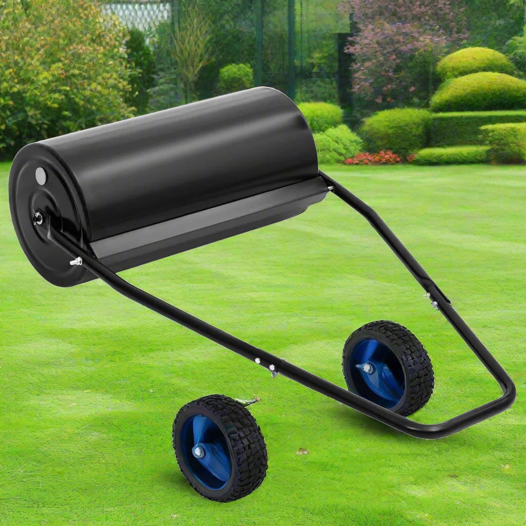 Rouleau à gazon manuel 48 L – Outil robuste pour l'entretien du jardin et de la cour | Réf. : S1291