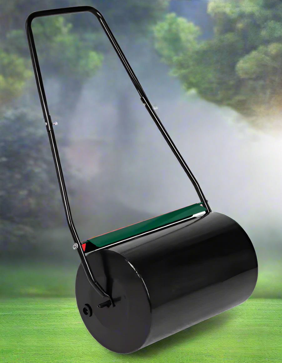Rouleau à gazon manuel 48 L – Outil robuste pour l'entretien du jardin et de la cour | Réf. : S1291