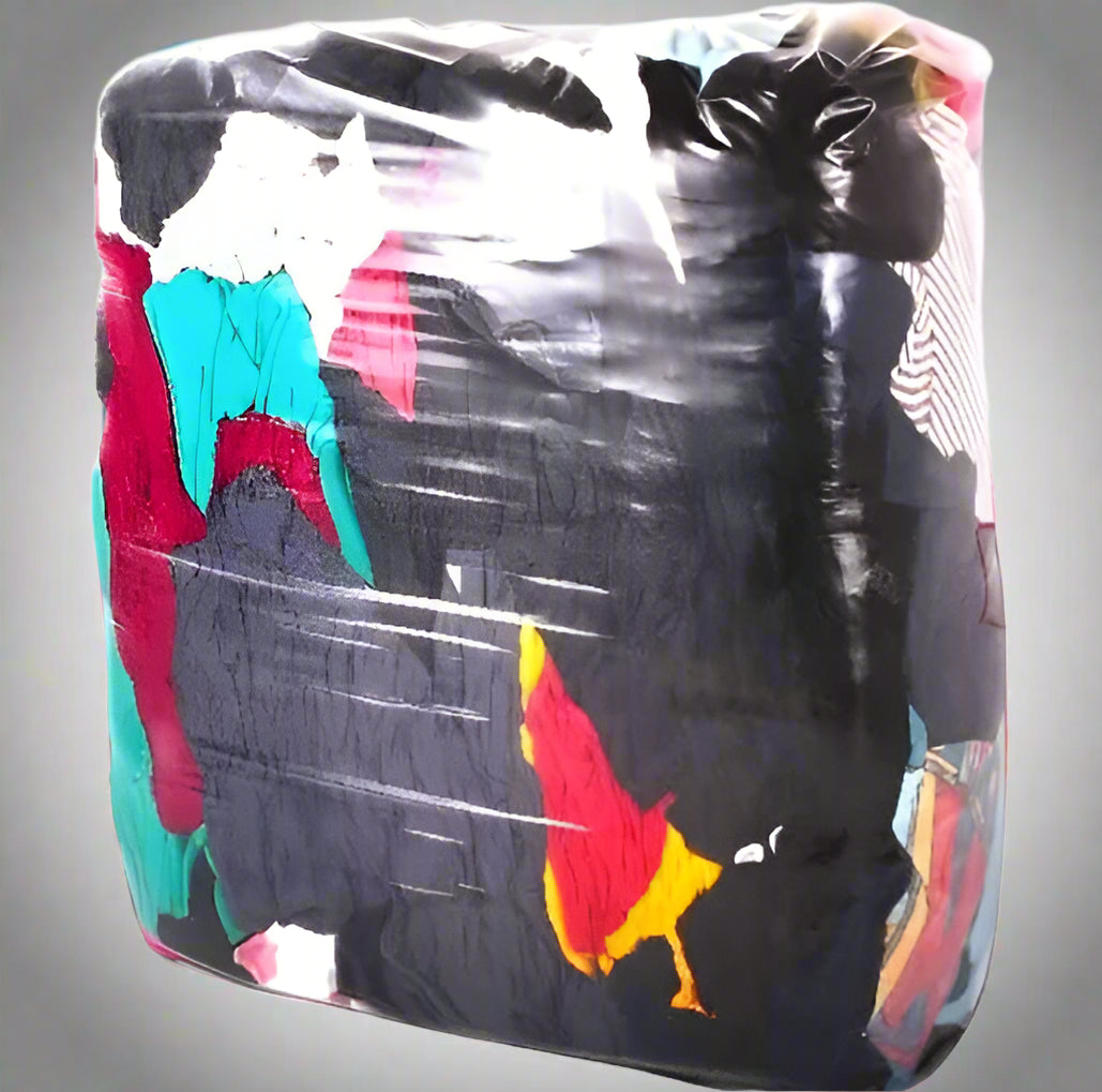 Chiffons de nettoyage usagés 100 % coton (5 kg) – Chiffons de nettoyage multi-usages | Réf. : 217135 