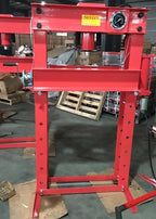 Presse hydraulique d'atelier 50 tonnes – Presse pneumatique à double vitesse avec plateaux porte-outils, capacité de 45 340 kg | Réf. : 50TSHP