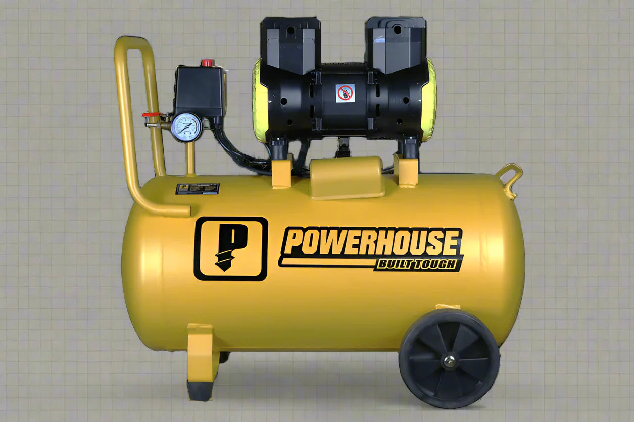 Compresseur d'air électrique sans huile 50L – Silencieux et puissant 3,2 CV (JN1500)