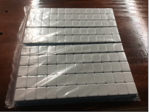 288 masses d'équilibrage adhésives en fer pour roues – Bandes d'équilibrage noires de 7 g et 14 g | Conditionnement en vrac pour ateliers et garages